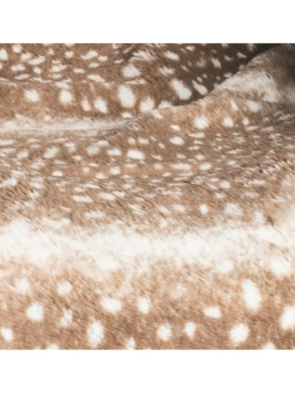 RACHEL RACHEL ROY Deer Print Sherpa Faux Fur Throw